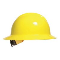 Bullard 33HYR Bullard HiViz Yellow Classic Model C33 Full Brim Hardhat WIth 6 Point Ratchet Suspension